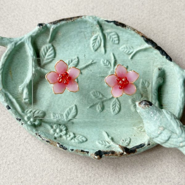 CNY Peach Blossom Studs